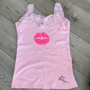 Betseyville by Betsey Johnson Breast Cancer Tank top